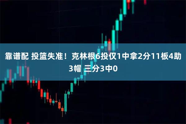靠谱配 投篮失准！克林根6投仅1中拿2分11板4助3帽 三分3中0