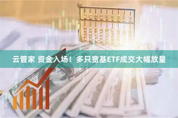 云管家 资金入场！多只宽基ETF成交大幅放量