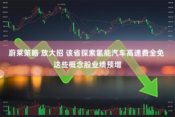 蔚莱策略 放大招 该省探索氢能汽车高速费全免 这些概念股业绩预增