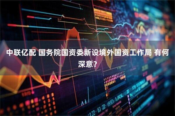 中联亿配 国务院国资委新设境外国资工作局 有何深意？