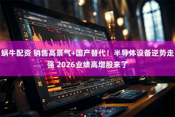 蜗牛配资 销售高景气+国产替代！半导体设备逆势走强 2026业绩高增股来了